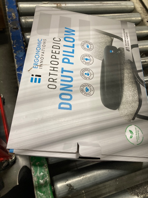 Photo 1 of Donut Pillow Coccyx Seat Cushion for Tailbone Pain Relief, Hemorrhoid Pillow, Post Surgery, Postpartum Pregnancy, Back, Hip Pain, Sitting Butt Doughnut Ring, Comfortably Supports 240 Lbs Men & Women