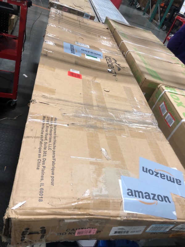 Photo 1 of Iceberg Officeworks Rectangular Mobile Training Table with Wheels, Mahogany and Black, 72” W x 18” D x 29” H