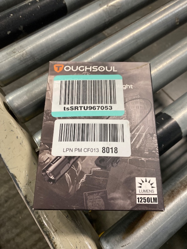 Photo 2 of ***missing charger*** TOUGHSOUL Mlok Picatinny Tactical Flashlight 1250 Lumens, Rechargeable Flashlight with Remote Pressure Switch LED Light with Rechargeable Batteries and Charger Included (Mlok Mounted)