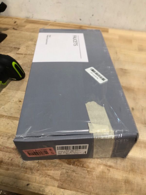 Photo 1 of ***MISSING HARDWARE***
BWE Vessel Sink Faucet Waterfall Matte Black with Pop Up Drain Without Overflow and Supply Lines Bathroom faucets for Sink 1 Hole One Handle Faucets Vanity Bath Mixer Tap