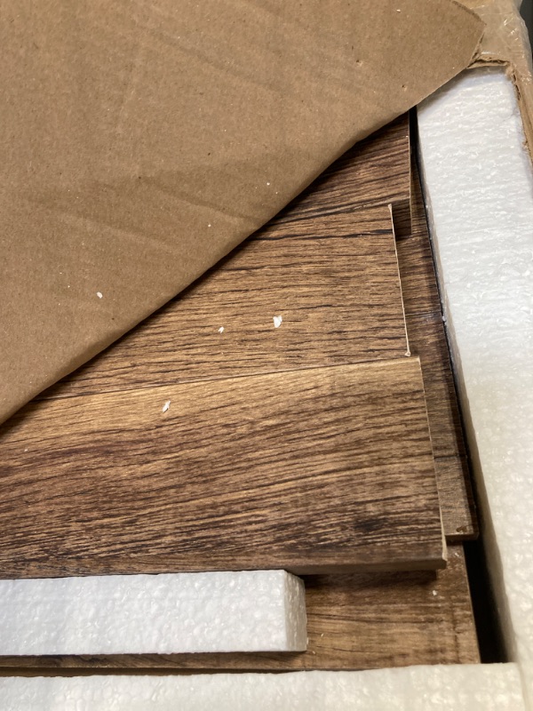 Photo 1 of Sauder Trestle 5-Shelf Bookcase/ Book Shelf, Vintage Oak finish