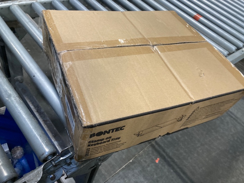 Photo 1 of BONTEC Keyboard Tray Under Desk, Pull Out Keyboard & Mouse Tray with C-clamp, 25.6 Excluding Clamps (30 Including Clamps) x 11.8 Inch Steady Slide-Out Computer Drawer for Typing, Dark Black