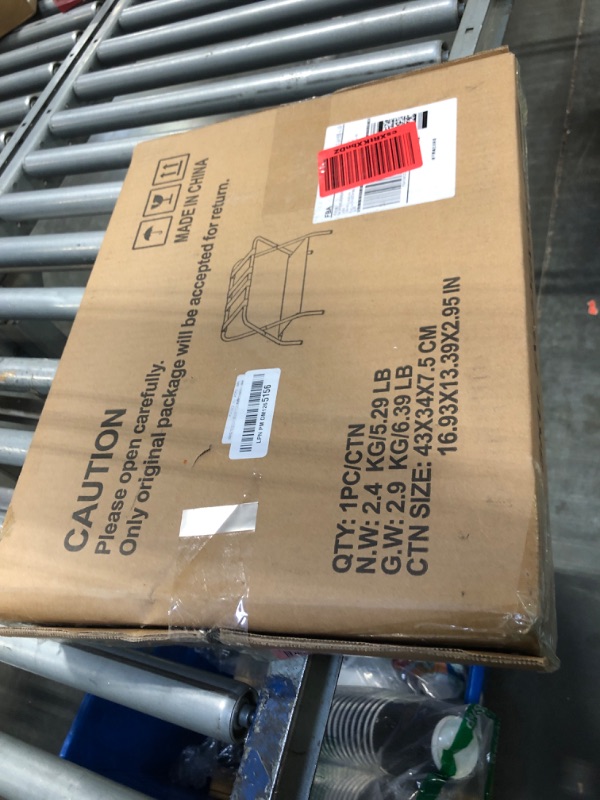 Photo 1 of Smart FENDEE Gold Luggage Rack for Guest Room, Folding Suitcase Stand with Fabric Shelf, Steel Portable Luggage Stand Bedroom, Hotel, Easy Assembly, Hold up to 110 lb