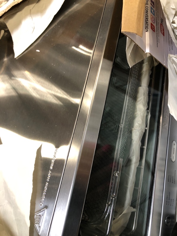 Photo 1 of Ninja Flip Toaster Oven&Air Fryer, 8-in-1 Functionality, Flip Up&Away Capability for Storage Space, LargeCapacity, Air Fry Basket, SheetPan, Wire Rack&Removable Crumb Tray, Stainless,1800 watts, SP151