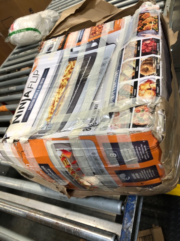 Photo 1 of Ninja Flip Toaster Oven&Air Fryer, 8-in-1 Functionality, Flip Up&Away Capability for Storage Space, LargeCapacity, Air Fry Basket, SheetPan, Wire Rack&Removable Crumb Tray, Stainless,1800 watts, SP151