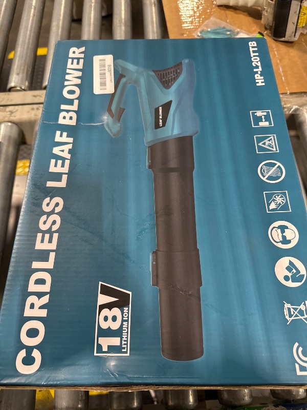 Photo 1 of HEINPRO Cordless Leaf Blower Up to 500CFM Compatible with Makita 18V Battery (No Battery), Electric Leaf Blower Cordless with 5 Speed Modes, Handheld Battery Powered Leaf Blowers for Lawn Care