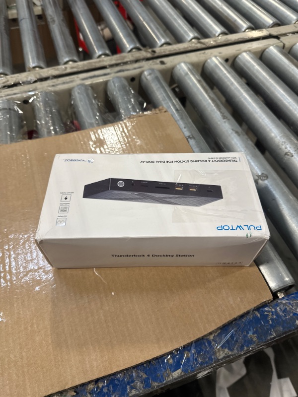 Photo 1 of Thunderbolt 4 Dock, PULWTOP Thunderbolt 4 Hub with Dual Monitor 8K/4K Display, Laptop Docking Station with 40Gb/s, HDMI 2.1, SD/TF4.0, 2.5GbE, 3xUSB for Windows & Mac M4/Pro/Max, Thunderbolt Certified
