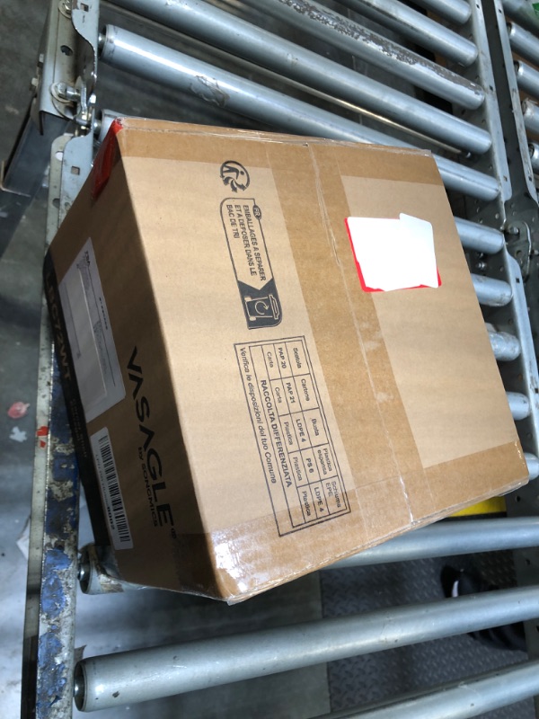 Photo 1 of VASAGLE Corner Shelf Wall Mount, 5-Tier Floating Corner Bookshelf, Plant Shelf for Bedroom, Living Room, Bathroom, Home Office, Cloud White