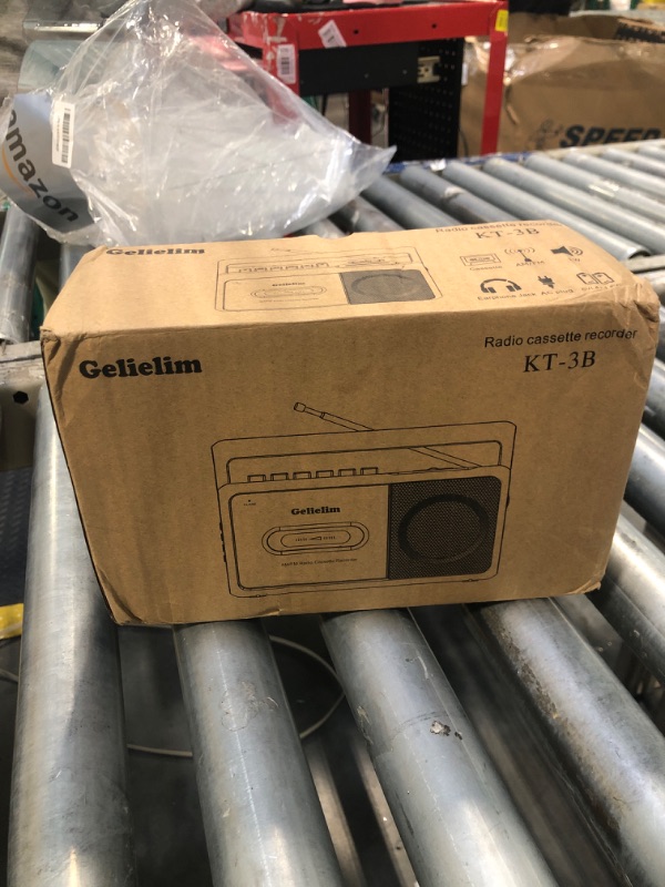 Photo 1 of Gelielim Cassette Player Boombox, Portable AM/FM Radio Stereo, Cassette Tape Player Recorder with Big Speaker and Earphone Jack, Battery Operated or AC Powered Tape Recorder Cassette Player