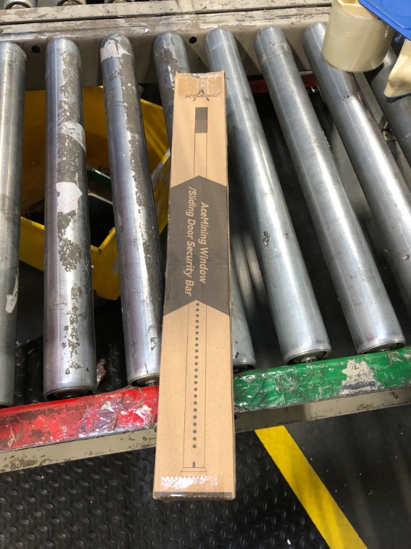 Photo 1 of AceMining Sliding Door Security Bar,Heavy Duty Sliding Patio Door Lock Bar, 20-50inch Adjustable Multi-use Window Security Bars, Sliding Door Stopper,White,1Pack