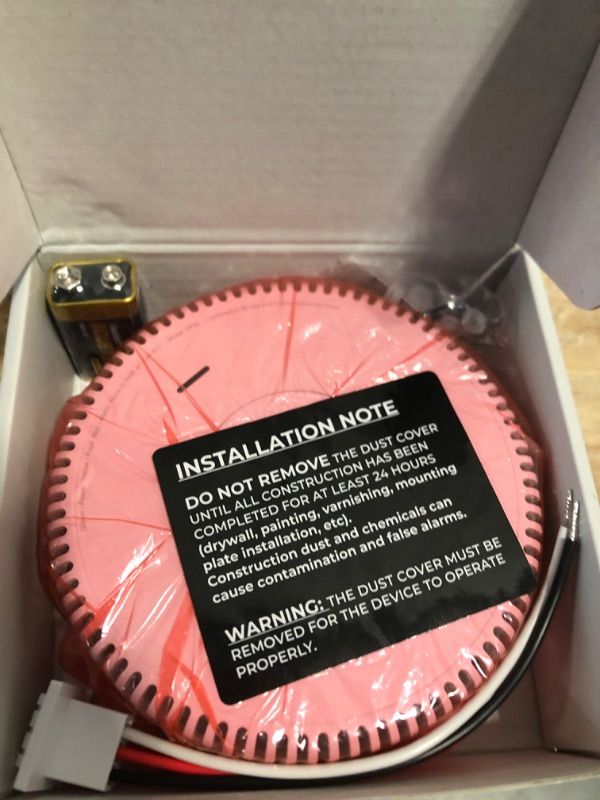 Photo 1 of X-Sense Hardwired Combination Smoke and Carbon Monoxide Detector, Hardwired Interconnected Smoke and CO Detector Alarm with Replaceable Battery Backup, XP04, 1-Pack