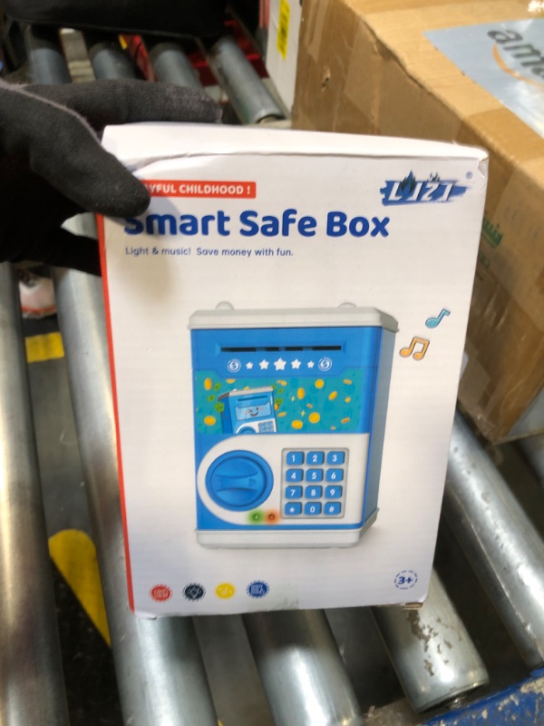 Photo 1 of Pink Piggy Bank for Kids with Password Code Lock and Auto Grab Bill Slot, PhilaeEC Real Money Cash Coin Can Saving Box Electronic Money Safe Bank, Hot Gift for 4 7 8 9 10 11 Year Old Boys Girls