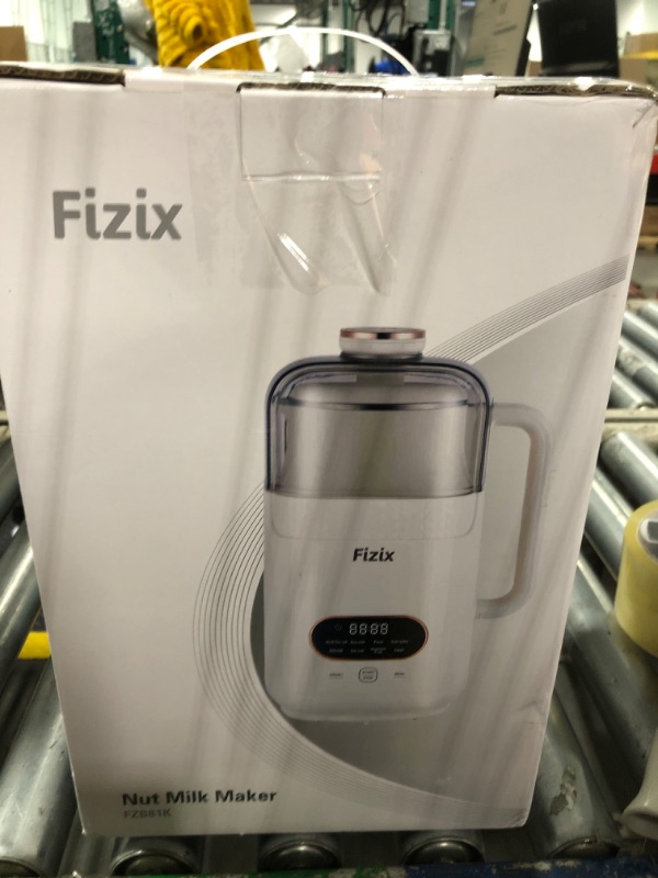 Photo 1 of 34oz Nut Milk Maker,8 in 1 Automatic Soy Milk Maker for Homemade Nut,Soy,Almond,Oat Milk,Fruit and Vegetable,Almond Milk Maker with Delay Start/Keep Warm/Self-Cleaning,White