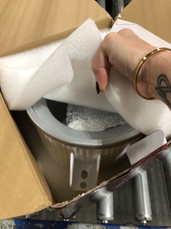 Photo 1 of Ice Cream Maker Attachment for KitchenAid Mixers, Fits KitchenAid 4.5/5QT & 6QT Stand Mixers, Frozen Ice Cream & Sorbet Gelato Maker for KitchenAid, 2 Quart, White(Machine/Mixer Not Included)