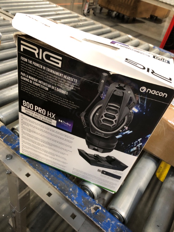Photo 1 of RIG 800 PRO HX Wireless Gaming Headset & Multi-Function Base Station Officially Licensed for Xbox Series X|S, Xbox One, Windows 10/11 PCs - Dolby Atmos 3D Audio - Up to 60 Hour Battery