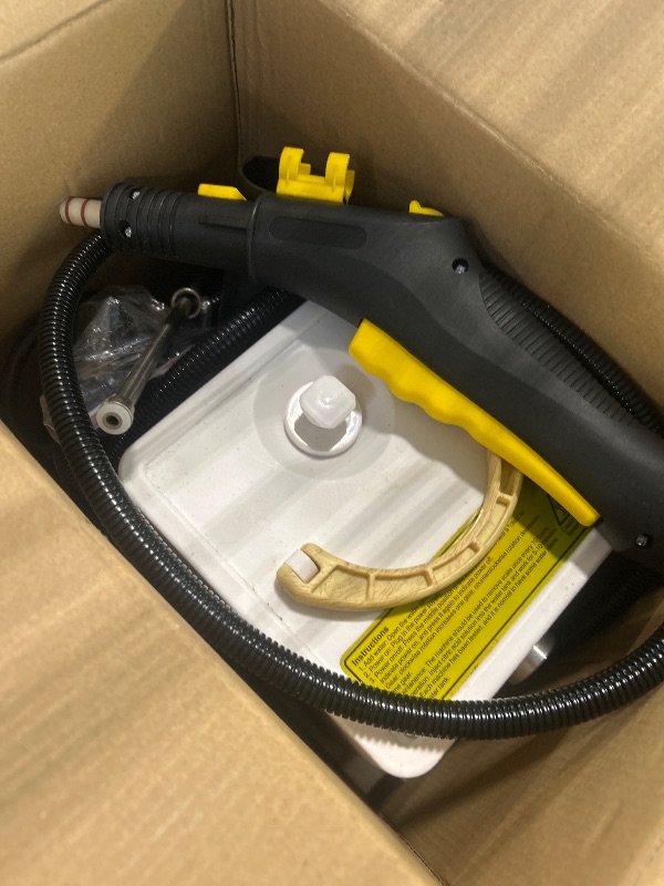 Photo 1 of Profon Steam Cleaner with Trigger Control, High Pressure Handheld Steamer for Cleaning Bathroom, Kitchen, Car, Furniture, Grout,Multi-Surface Tools Included to Remove Dirt, Grime, Grease, and More