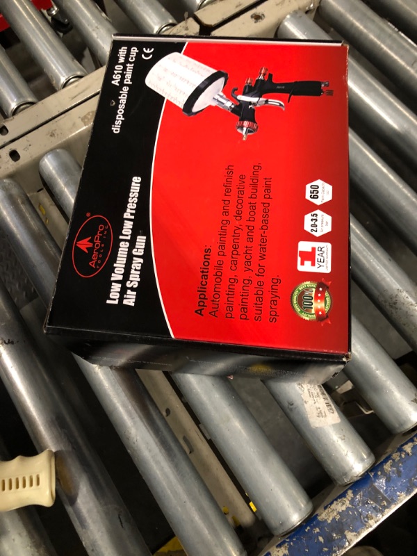Photo 1 of AEROPRO Tools R500 LVLP Air Spray Gun with 22 Ounce Disposable Paint Cups, A610 Paint Guns Automotive, Car Paint Gun Sprayer, Paint Gun for House Painting, Car, Furniture, Varnish and Top Coat