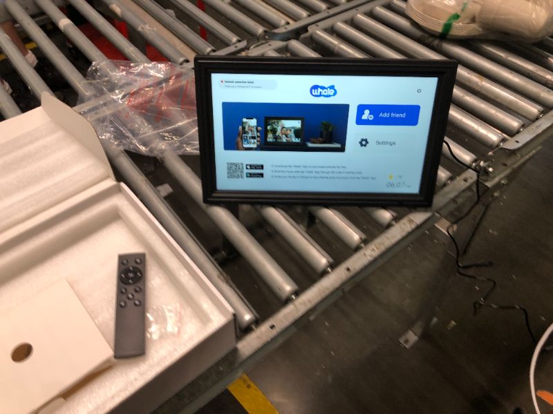 Photo 2 of ***unknown if SD card include this item, system operating a little slow, didn't test for further function due to network connection require*** Uhale 15.6" Digital Picture Frame 64GB Storage 1920x1080 IPS FHD WiFi Electronic Photo Frame with Remote Control