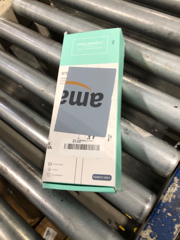 Photo 1 of FriCARE Dual Head Stethoscope - Stethoscopes for Nurses, Medical Nursing Students, Paramedics/EMT/LVN/VNA Backup - FSA/HSA Eligible Estetoscopio, Haze Grey Tube, Stainless Steel Chestpiece