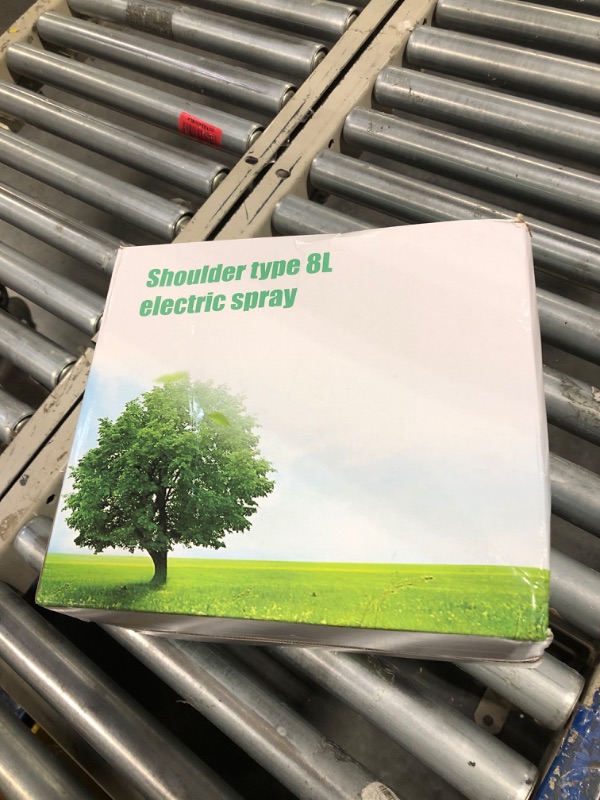 Photo 1 of Battery Powered Garden Sprayer 2 Gallon, Rechargeable Pump Sprayer with 4 Mist Nozzles & Retractable Wand?Portable Water Electric Sprayers in Lawn and Garden with Adjustable Shoulder Strap?Green?