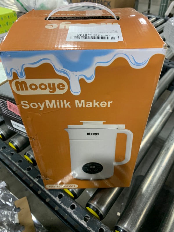 Photo 2 of Mooye Automatic Nut Milk Maker Machine, 35oz/1000ml Multi-Functional Soybean Milk Machine with 10 Blades, Plant-Based Milk, Oat, Almond, Dairy Free Beverages with 12h Timer, Auto-clean, Keep Warm