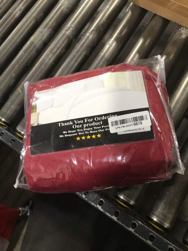 Photo 1 of Full Sleeper Sofa Bed Sheet Set - 400 Thread Count 100% Egyptian Cotton - Full Size Sleeper Sofa Sheets Set for Pull Out Sofa Bed - Sleeper Sofa Sheets Full 6 Inches Deep Sofa Bed Sheets(Burgundy)