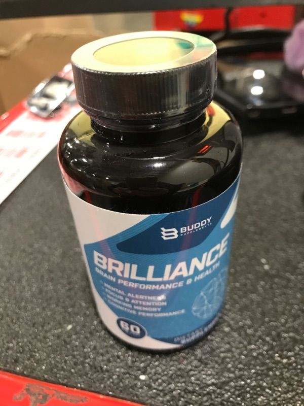 Photo 1 of Brilliance - Brain Performance & Health - Brain Supplement for Memory and Focus - Memory Supplements for 5 Hours of Mental Alertness - Stimulant-Free Energy - 60 Caps
Exp 04/2026