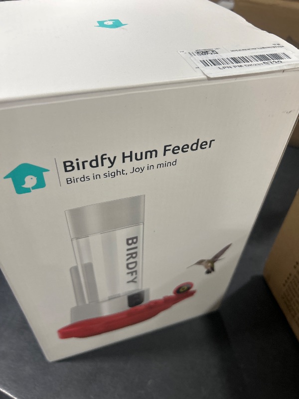 Photo 2 of NETVUE by Birdfy Hummingbird Feeder with 2 Cameras - Dual Smart Cams, 2K HD Wireless for 2 Angels Close-up Bird Watching Outdoor, Instant Notifications (20Oz) (Hum Duo AI)