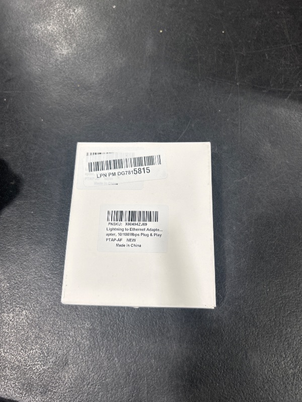 Photo 1 of Lightning to Ethernet Adapter Supports All iOS, PoE to Lightning Adapter with 10W Charging for iPad/iPhone/iPod, Power & Data 2-in-1 RJ45 Port to Lightning Adapter, 10/100Mbps Plug & Play