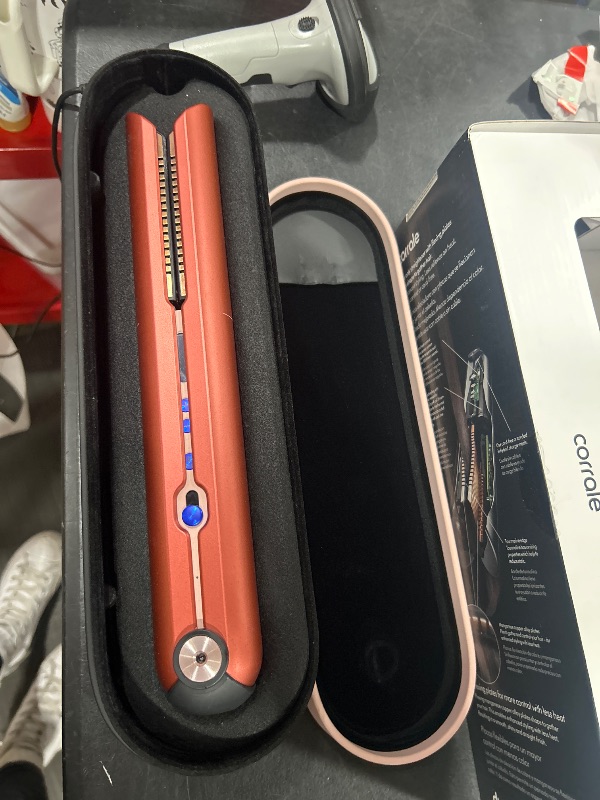 Photo 2 of Special Edition Dyson Corrale™ Styler Straightener in Strawberry Bronze and Blush Pink with Dyson-Designed Presentation case