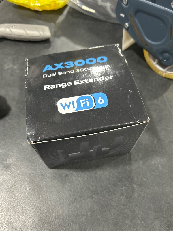 Photo 1 of 2025 AX3000 WiFi 6 Range Extender, WiFi Extender Signal Booster with Gigabit Ethernet Port, Dual Band (2.4G&5.8G) WiFi Repeater Cover up to 13888sp.ft, Faster Speed and Wider Cover, Quick Setup