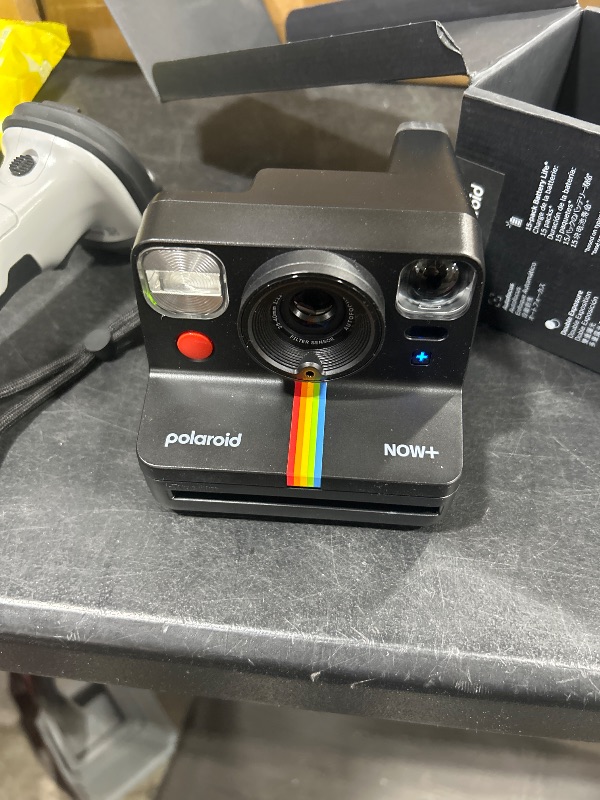Photo 1 of Polaroid Now+ Generation 2 - Camera + Film Bundle (16 Photos Included) - Black - Bluetooth Connected App Controlled Instant Film Camera-6250