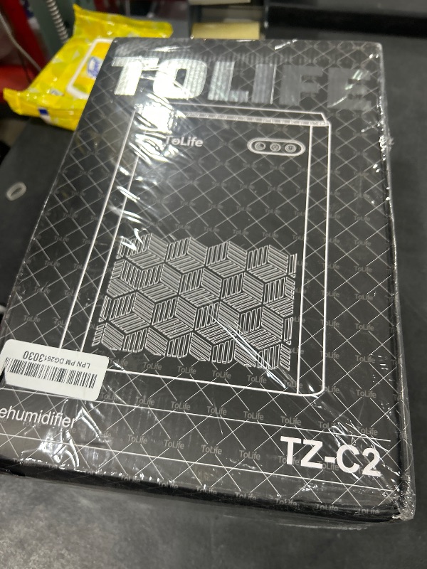 Photo 2 of ToLife Dehumidifier, 95 OZ Water Tank, 1000 sq.ft Dehumidifiers for Home Bedroom Basement Bathroom with Auto Shut Off, 7 Colors LED Light,Black