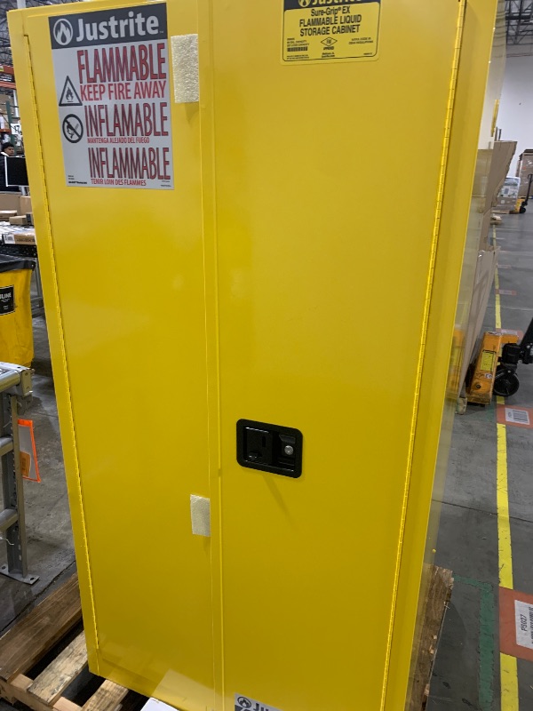 Photo 7 of BACK SIDE OF CABINET IS DAMAGED  - 43" H x 18" W Sure-Grip® EX Safety Cabinet Door Type: Manual