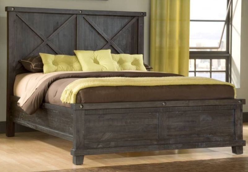 Photo 1 of MODUS FURNITURE WOOD PANEL BED CALI KING YOSEMITE LOW PROCK WOOD HB CAFE