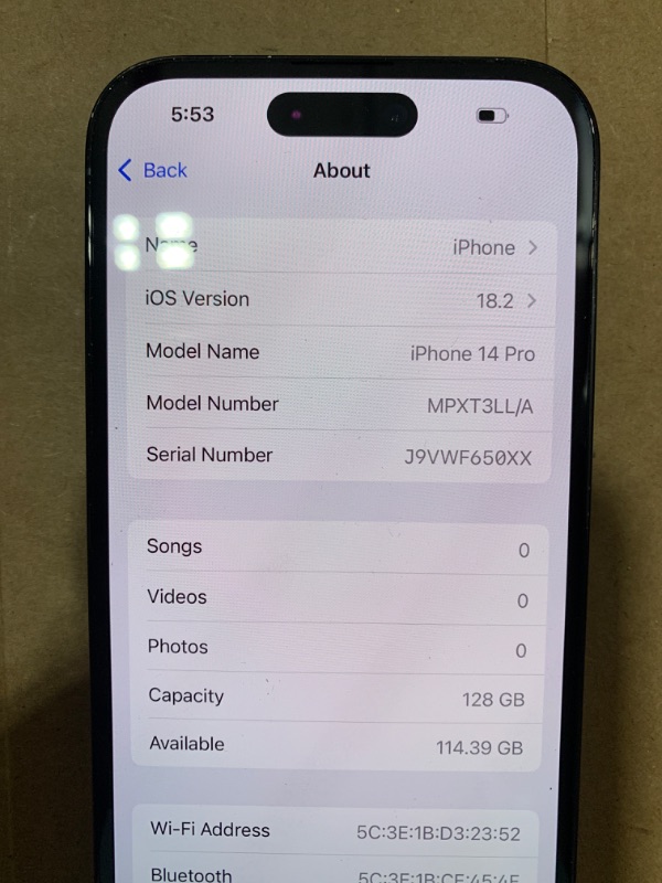 Photo 8 of Apple iPhone 14 Pro, 128GB, Space Black - Unlocked (Renewed)