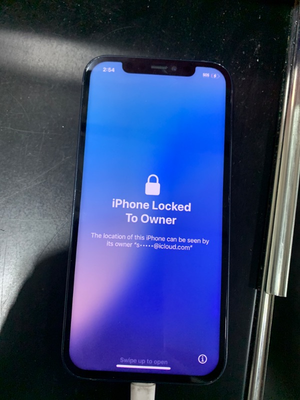 Photo 2 of ** iphone locked to owner ** Apple iPhone 12, 64GB, Black - locked (Renewed)