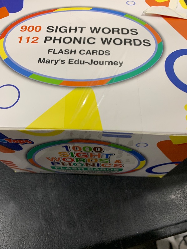 Photo 2 of 1012 Sight Words/Phonics Flash Cards, Dolch & Fry High Frequency Site Words, Learn to Read CVC Blends,Short/Long Vowel Sounds, Flash Cards Games for PreK Kindergarten 1 2 3 4 5 6 Grade,Kids 4-13 Years