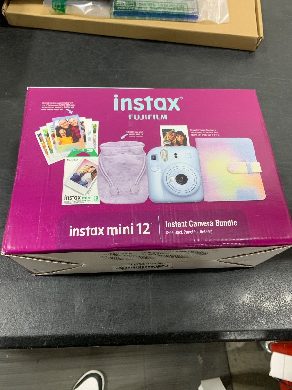 Photo 1 of Fujifilm INSTAX Mini 12 Blue Holiday Bundle 2024