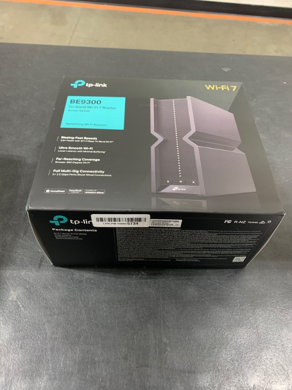 Photo 2 of TP-Link Tri-Band BE9300 WiFi 7 Router Archer BE550 6-Stream 9.2Gbps Full 2.5G Ports 6 Internal Antennas Covers Up to 2,000 Sq. Ft. Add Easy-Mesh Device for Extended Coverage VPN Support