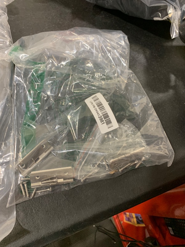 Photo 1 of uxcell Spring Loaded Hinges, 2" 304 Stainless Steel Self Closing Hinge for Cabinet 4pcs