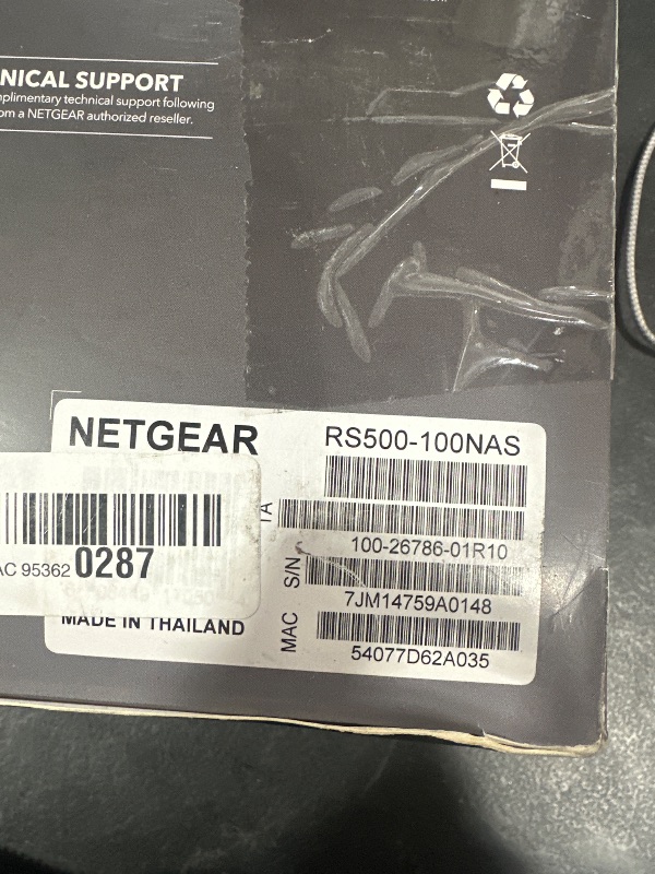 Photo 2 of NETGEAR Nighthawk Tri-Band WiFi 7 Router (RS500) – Security Features, BE12000 Wireless Speed (up to 12Gbps) - Covers up to 3,000 sq. ft., 120 Devices – 2.5 Gig Internet Port