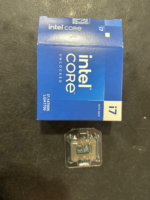 Photo 2 of Intel® Core™ i7-14700K Desktop Processor 20 cores (8 P-cores + 12 E-cores) up to 5.6 GHz