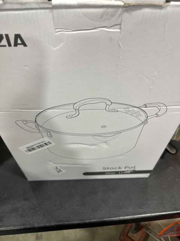 Photo 2 of BEZIA 6 QT Cooking Pots with Lids, Soup Pot with Nonstick Ceramic Coating, Stay-Cool Handles, Nonstick Stock Pot with Lid, Dishwasher Safe, Induction Pot for Cooking, Pasta Pot with Strainer Lid