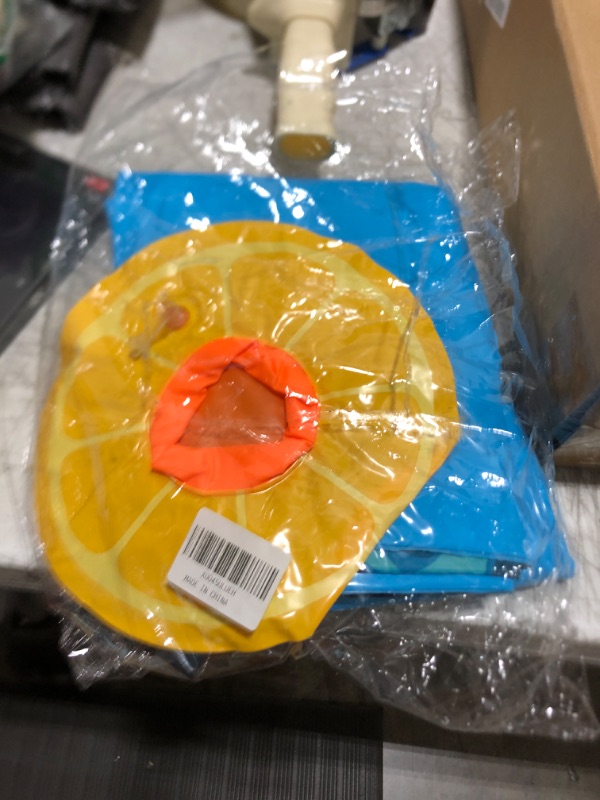 Photo 1 of Inflatable Pool Floating Chair,Inflatable Pool Floating Raft,Adult Pool Floating Raft,Floating Pool Lounger,Silhouette Lounger with Headrest,Beach Pool Float for Pool,Summer Party Float (Blue).