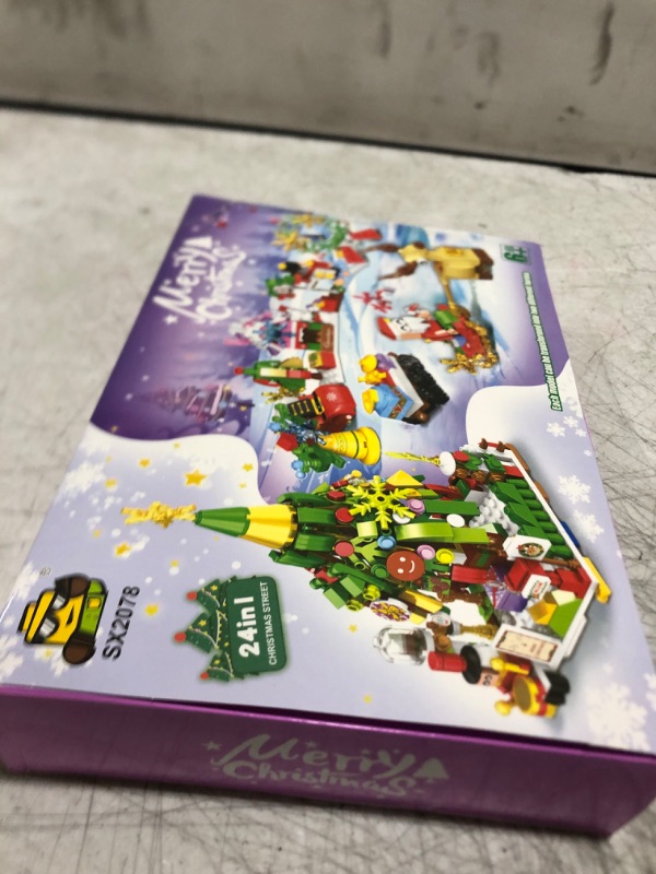 Photo 2 of 2024 Advent Calendar Christmas Tree Building Set - 1000+ PCS Countdown to Christmas - Perfect Holiday Gift for Kids & Adults