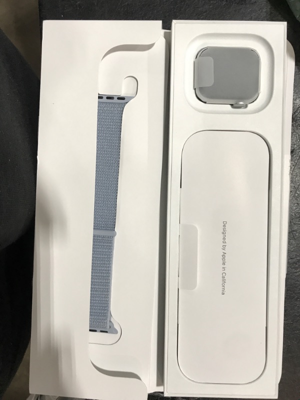 Photo 3 of Apple Watch SE (2nd Gen) [GPS 40mm] Smartwatch with Aluminum Case with Silver Sport Loop. Fitness & Sleep Tracker, Crash Detection, Heart Rate Monitor, Retina Display, Carbon Neutral