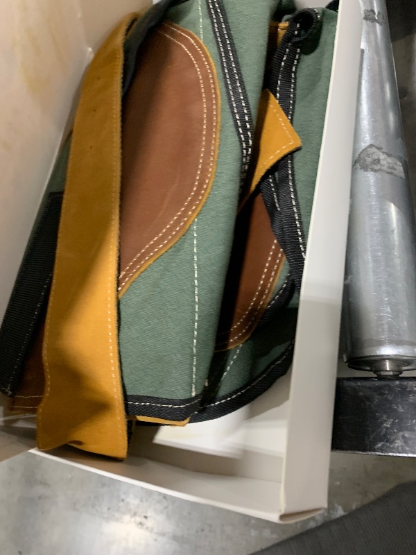 Photo 1 of Antidious Professional Farrier Chaps Leather Farrier Apron with Adjustable Belt and Knees Straps Hoof Trimming, 2 Pockets and Extra Hook for Storage, Suitable for 28’’~55’’ Waistline