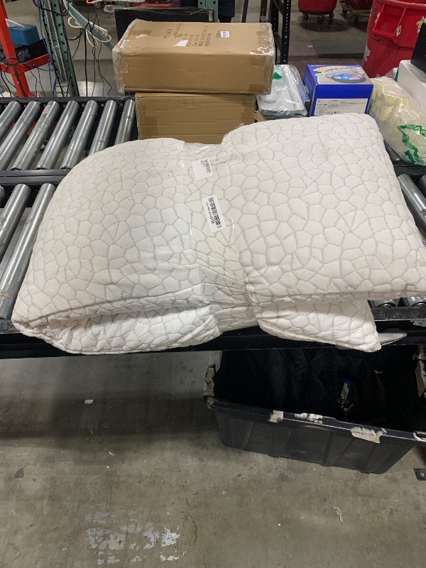 Photo 1 of SUPA MODERN Cooling Bed Pillows for Sleeping 1 Pack Shredded Memory Foam Pillows Adjustable Cool Pillow for Side Back Stomach Sleepers Luxury Gel Pillows Body Pillow with Washable Removable Cover