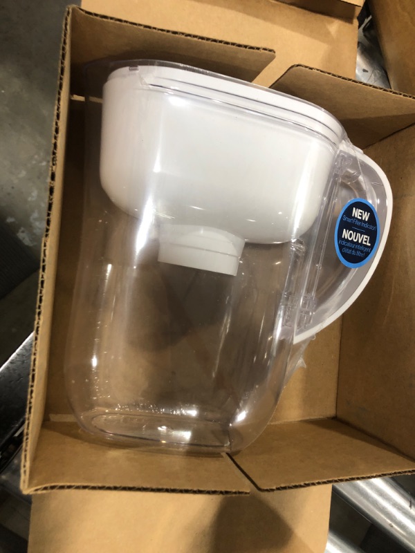 Photo 1 of Brita Metro Elite Water Filter Pitcher, Removes 99% of Lead, Includes 1 Filter, 6-Cup Capacity, White